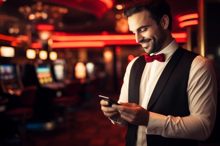 Antarmuka permainan Fortune Rabbit di platform iasia88 menampilkan grid simbol, taruhan, dan kontrol putar
